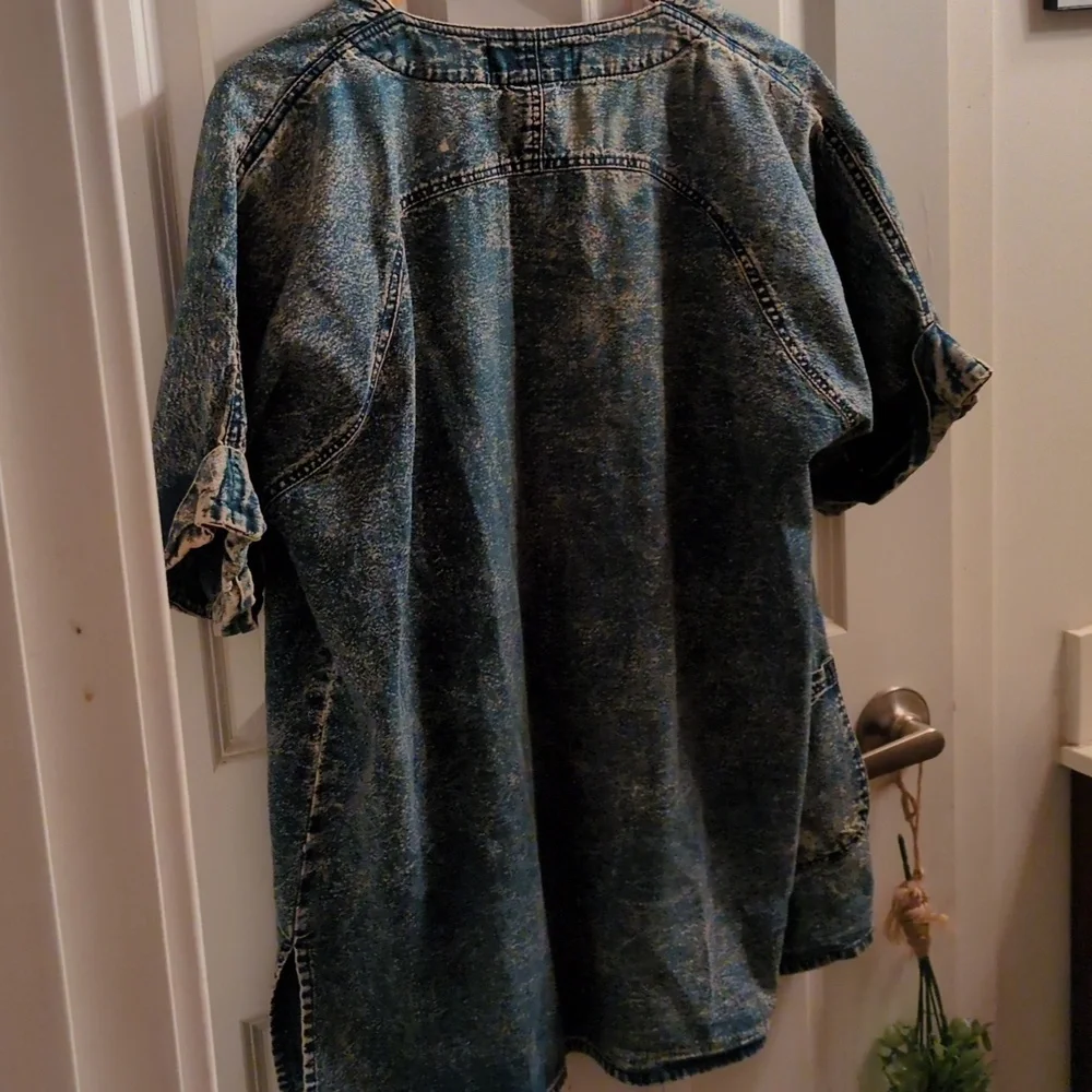 80s Denim Jacket with Embellishments - Picture 3 of 3